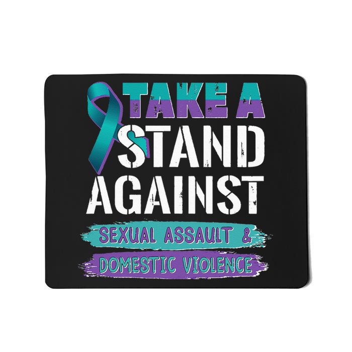 Stand Against Sexual Assault & Domestic Violence Awareness Mousepad