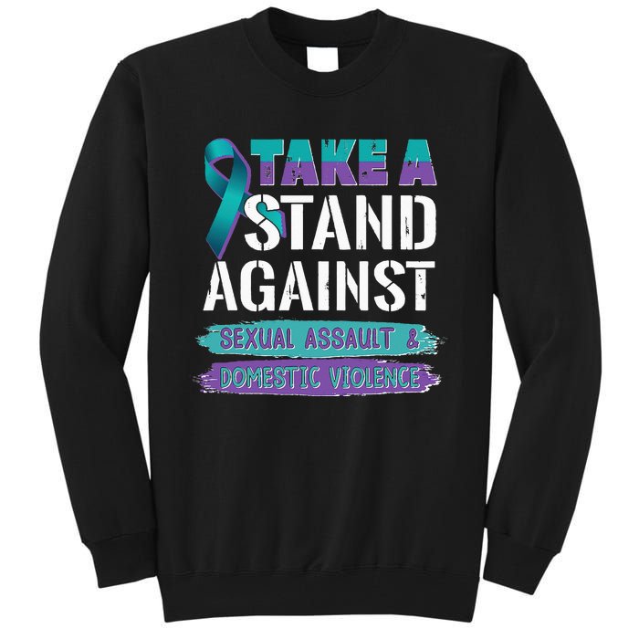 Stand Against Sexual Assault & Domestic Violence Awareness Tall Sweatshirt