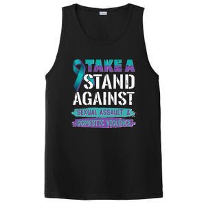 Stand Against Sexual Assault & Domestic Violence Awareness PosiCharge Competitor Tank