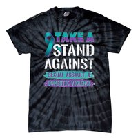 Stand Against Sexual Assault & Domestic Violence Awareness Tie-Dye T-Shirt