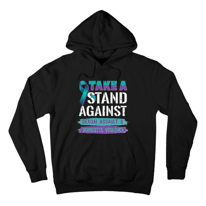 Stand Against Sexual Assault & Domestic Violence Awareness Tall Hoodie