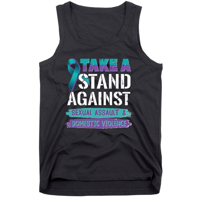 Stand Against Sexual Assault & Domestic Violence Awareness Tank Top