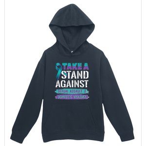 Stand Against Sexual Assault & Domestic Violence Awareness Urban Pullover Hoodie