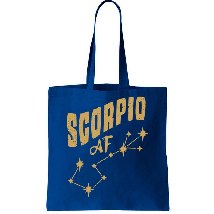 Scorpio Af / Scorpio Birthday Constellation And Horoscope Gift Tote Bag