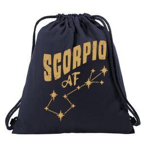 Scorpio Af / Scorpio Birthday Constellation And Horoscope Gift Drawstring Bag