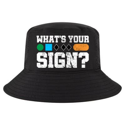 Ski And Snowboard Whats Your Sign? Winter Sport Funny Gift Cool Comfort Performance Bucket Hat