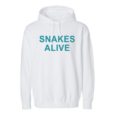 Snakes Alive Garment-Dyed Fleece Hoodie