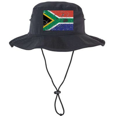 South Africa Stone Flag Bucket Hat