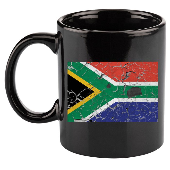 South Africa Stone Flag 11oz C Handle Ceramic Mug