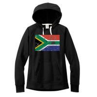 South Africa Stone Flag Women's Fleece Hoodie