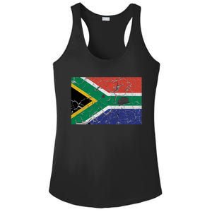 South Africa Stone Flag Ladies PosiCharge Competitor Racerback Tank