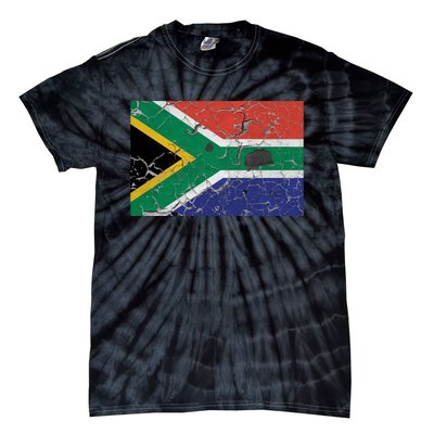 South Africa Stone Flag Tie-Dye T-Shirt