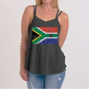 South Africa Stone Flag Women's Strappy Tank