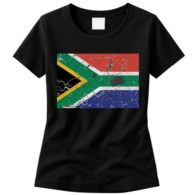 South Africa Stone Flag Womens T-Shirt