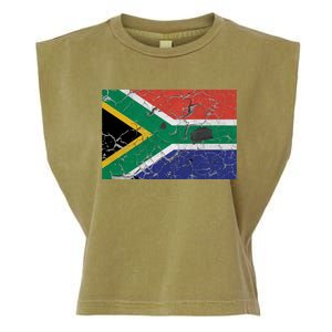 South Africa Stone Flag Garment-Dyed Women's Muscle Tee