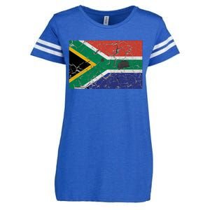 South Africa Stone Flag Enza Ladies Jersey Football T-Shirt