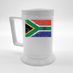 South Africa Stone Flag Beer Stein