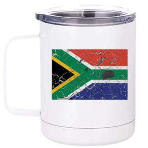 South Africa Stone Flag 12 oz Stainless Steel Tumbler Cup