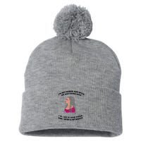 Sugar And Spice I'm Loc'd And Hood Funny Pom Pom 12in Knit Beanie