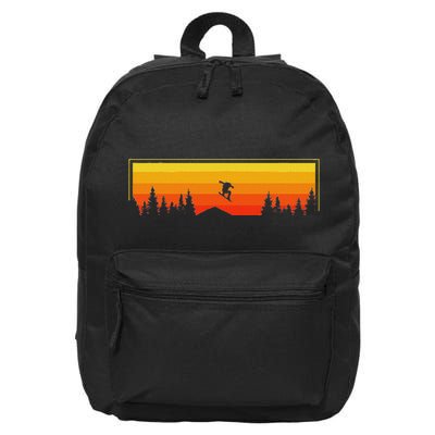 Snowboard Apparel Snowboarding Snowboarder Snowboard 16 in Basic Backpack
