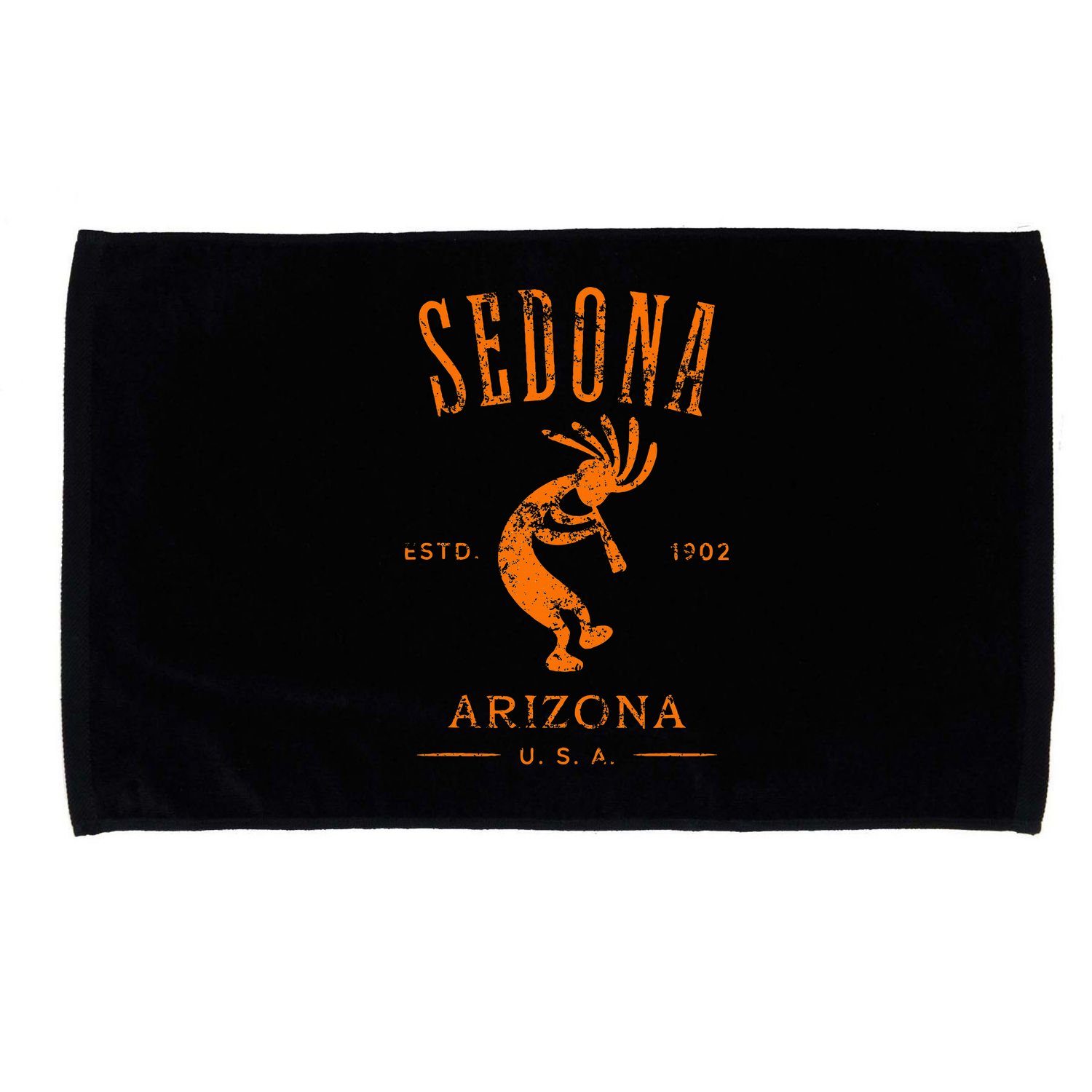 Sedona Arizona Southwestern Style Souvenir Vintage Design Microfiber Hand Towel