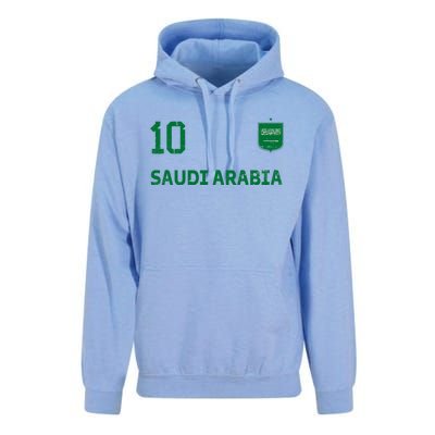 Saudi Arabia Soccer Fans Jersey KSA Flag Football Lovers Unisex Surf Hoodie