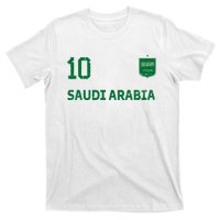 Saudi Arabia Soccer Fans Jersey KSA Flag Football Lovers T-Shirt