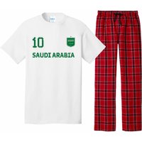 Saudi Arabia Soccer Fans Jersey KSA Flag Football Lovers Pajama Set