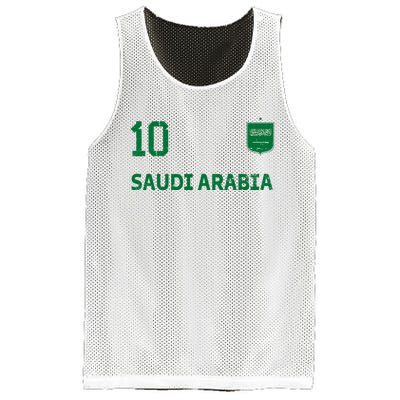 Saudi Arabia Soccer Fans Jersey KSA Flag Football Lovers Mesh Reversible Basketball Jersey Tank