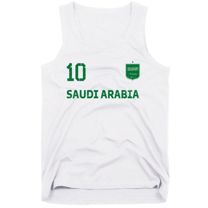 Saudi Arabia Soccer Fans Jersey KSA Flag Football Lovers Tank Top