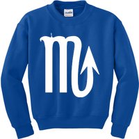 Scorpio Astrology Symbol Unisex Gift Kids Sweatshirt