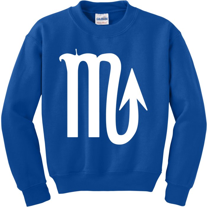 Scorpio Astrology Symbol Unisex Gift Kids Sweatshirt