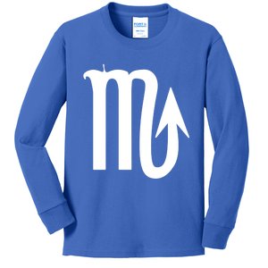 Scorpio Astrology Symbol Unisex Gift Kids Long Sleeve Shirt