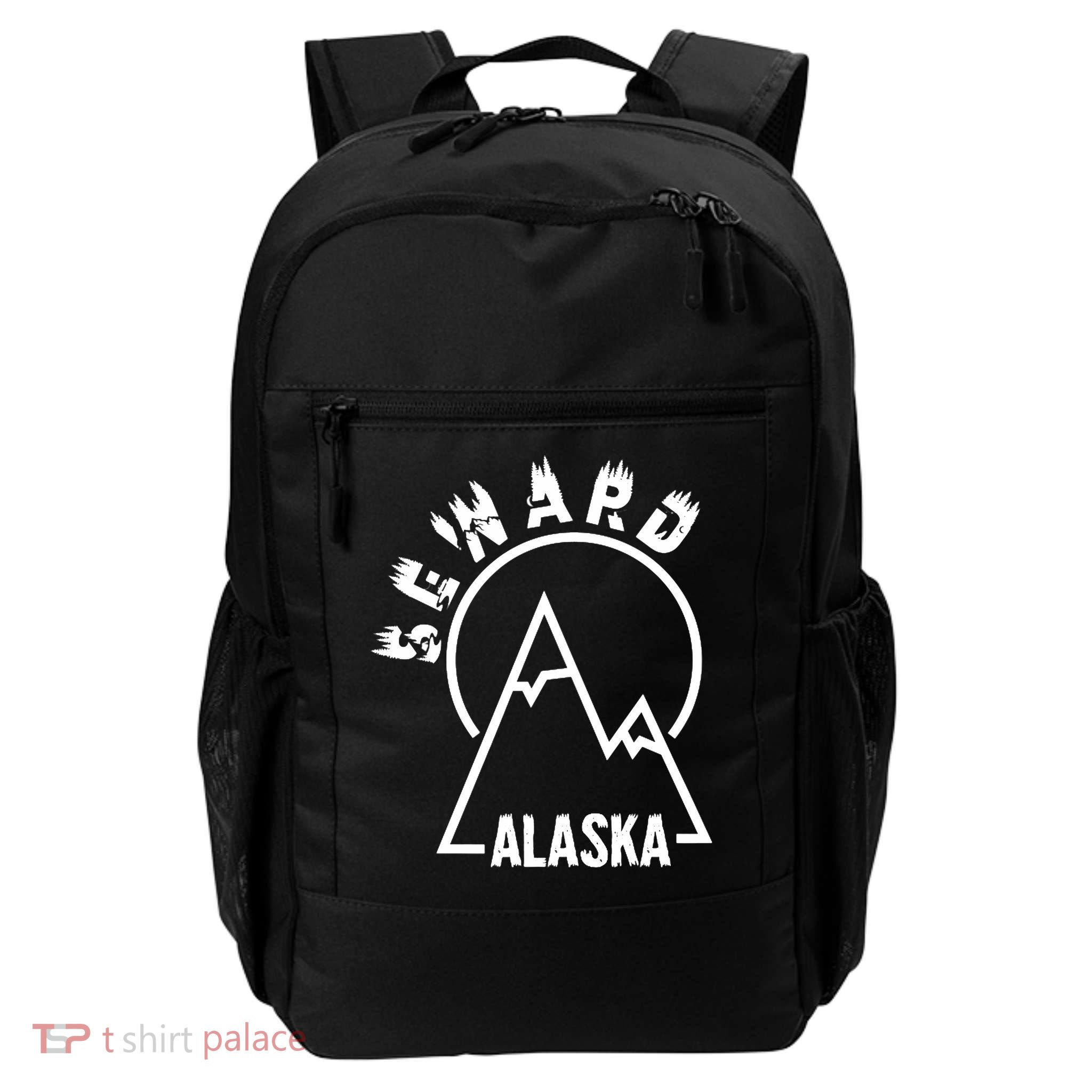 Seward Alaska State / Vintage Mountain Design Seward, AK Backpack