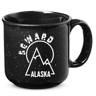 Seward Alaska State / Vintage Mountain Design Seward, AK 15oz Campfire Ceramic Mug