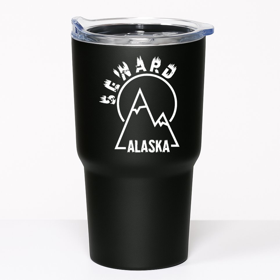 Seward Alaska State / Vintage Mountain Design Seward, AK Tumbler