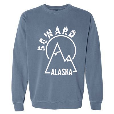 Seward Alaska State / Vintage Mountain Design Seward, AK Garment-Dyed Sweatshirt