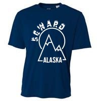 Seward Alaska State / Vintage Mountain Design Seward, AK Cooling Performance Crew T-Shirt