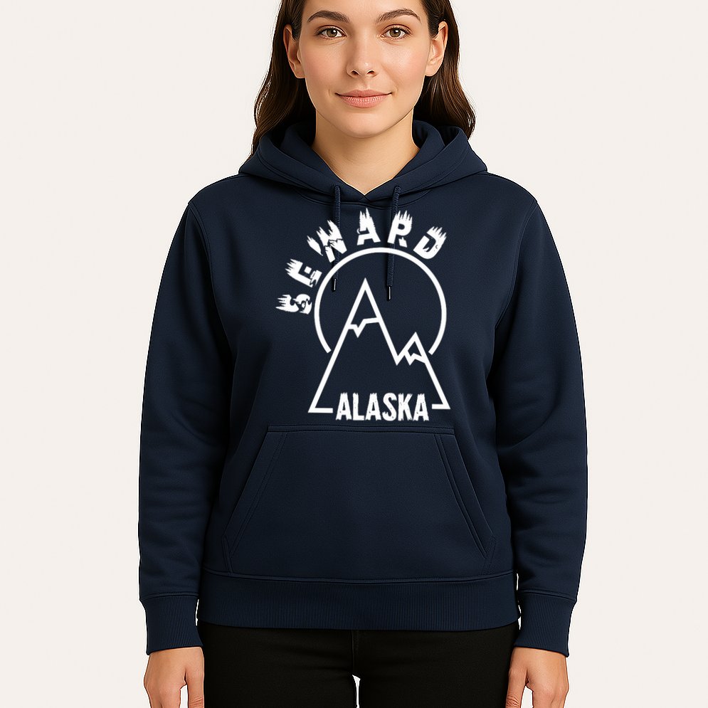 Seward Alaska State / Vintage Mountain Design Seward, AK Hoodie