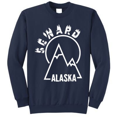 Seward Alaska State / Vintage Mountain Design Seward, AK Sweatshirt