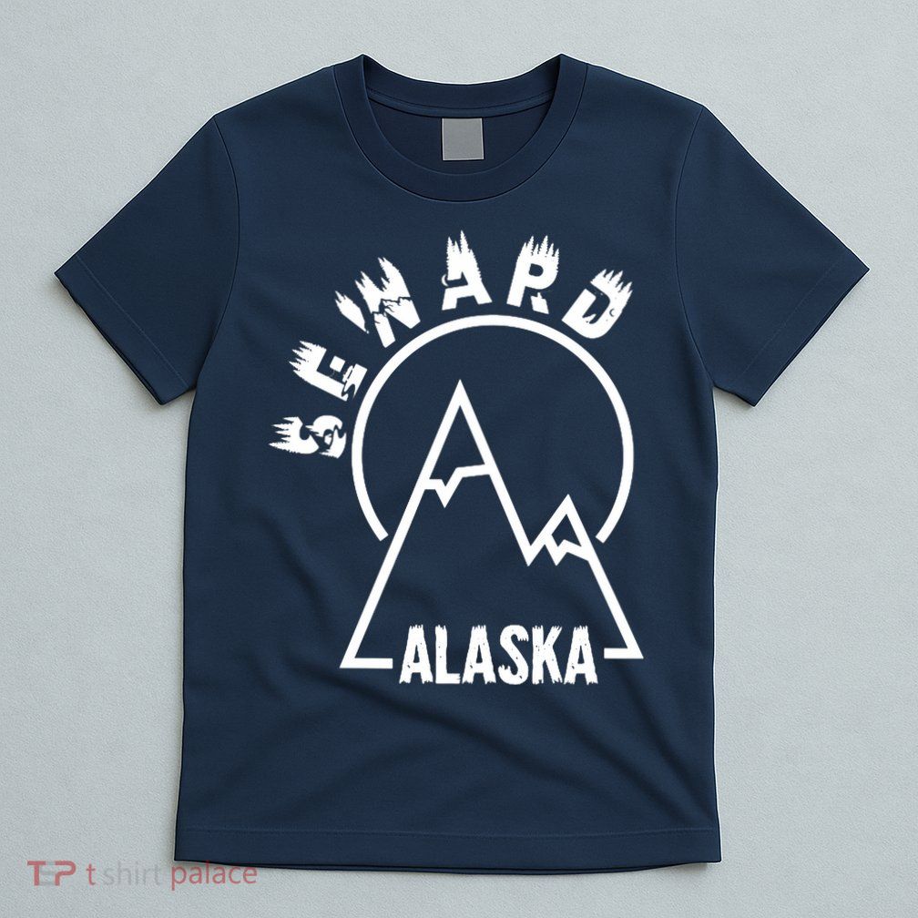 Seward Alaska State / Vintage Mountain Design Seward, AK T-Shirt