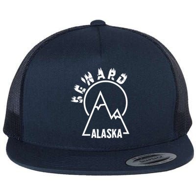 Seward Alaska State / Vintage Mountain Design Seward, AK Flatbill Hat