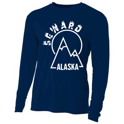 Seward Alaska State / Vintage Mountain Design Seward, AK Cooling Performance Long Sleeve Crew