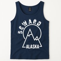 Seward Alaska State / Vintage Mountain Design Seward, AK Tank Top
