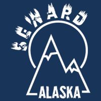 Seward Alaska State / Vintage Mountain Design Seward, AK Golf Towel