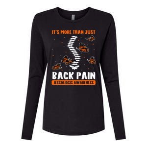 Scoliosis Awareness Spinal Deformity Orthopedic Scoliometer Womens Cotton Relaxed Long Sleeve T-Shirt