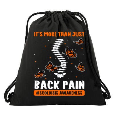 Scoliosis Awareness Spinal Deformity Orthopedic Scoliometer Drawstring Bag