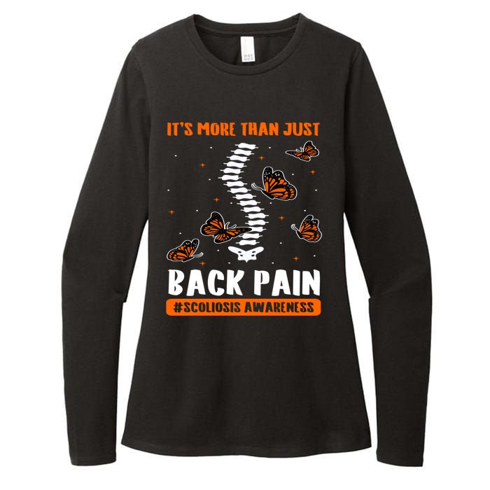 Scoliosis Awareness Spinal Deformity Orthopedic Scoliometer Womens CVC Long Sleeve Shirt