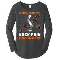 Scoliosis Awareness Spinal Deformity Orthopedic Scoliometer Women's Perfect Tri Tunic Long Sleeve Shirt