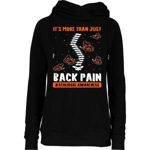 Scoliosis Awareness Spinal Deformity Orthopedic Scoliometer Womens Funnel Neck Pullover Hood